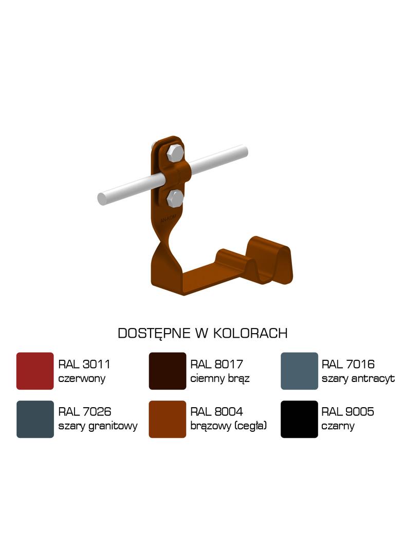 Uchwyt dach.prof.skr.Z-śr. WZÓR 32H=10cm /LA/