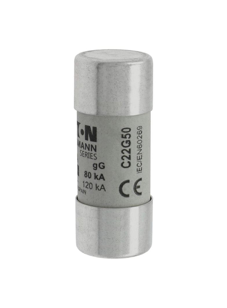 CYLINDRICAL FUSE 22 x 58 50A GG 690V AC Wkładka cylindryczna 22 x 58mm 50A GG 690V AC C22G50 EATON