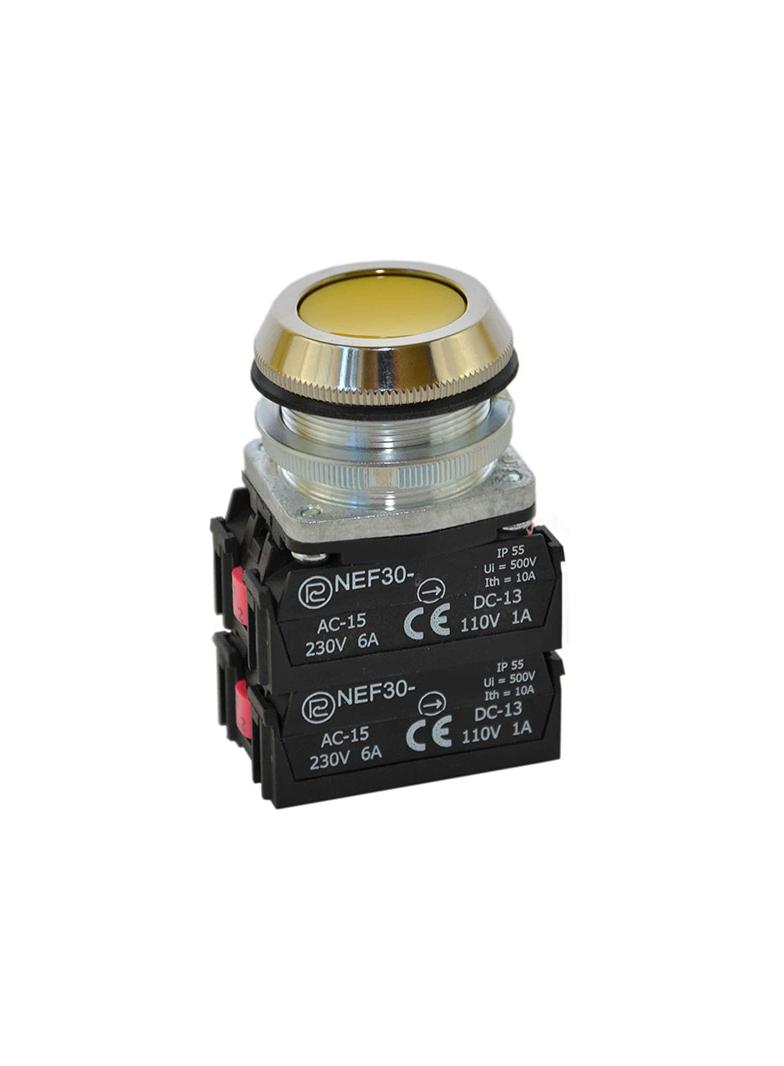 Przycisk NEF30-K3Y/W3 żółty W0-NEF30-K 3Y/W3 G PROMET