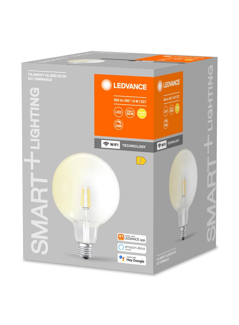 Lampa LED SMART+ Filament Globe Dimmable 60 5,5W E27