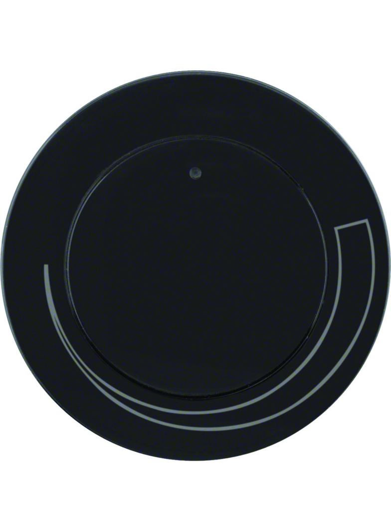 BERKER R.1/R.3 Płytka czołowa z pokrętłem do regulatora obrotów czarna 11372035 HAGER