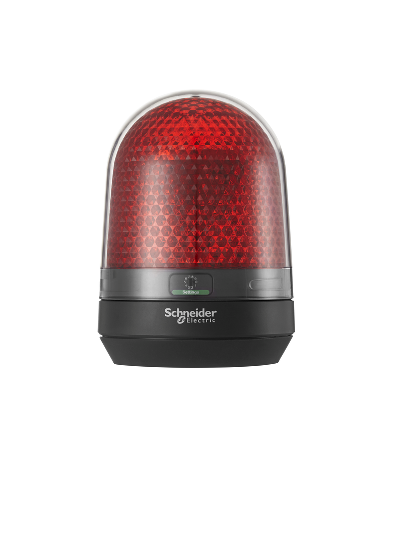 Harmony XVR Sygnalizator świetlny bez brzęczka czerwony fi100 zintegrowany LED 48V DC XVR3E04 Schneider
