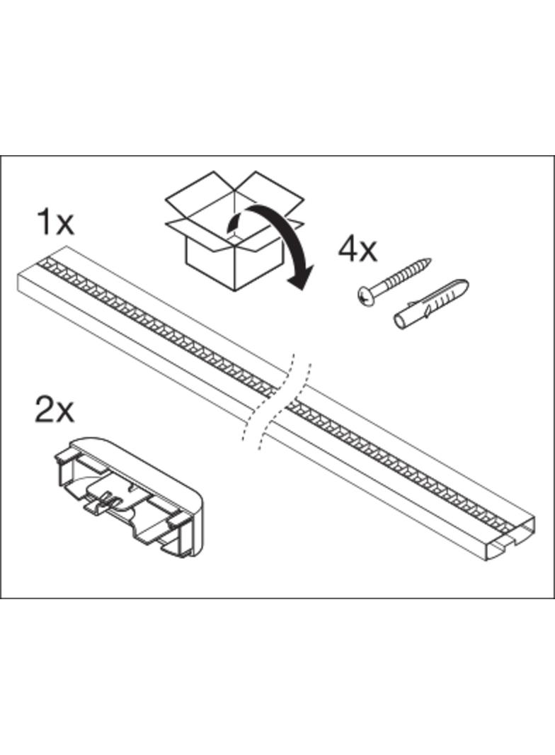 Oprawa liniowa z bezpośrednim i pośrednim rozsyłem światła LINEAR IndiviLED D/I 1500 56W 4000K