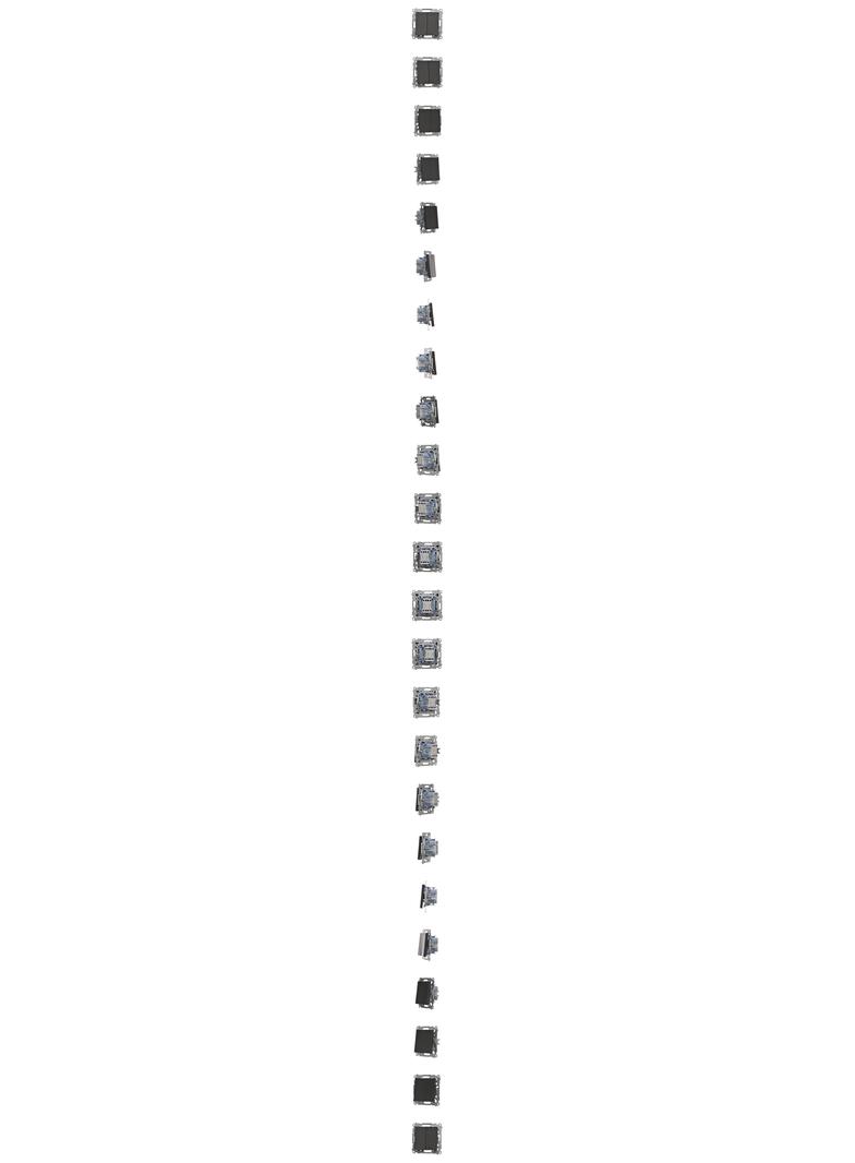 Simon 55 Przycisk zwierny podwójny zwierny bez piktogramu szybkozłączka Czarny mat