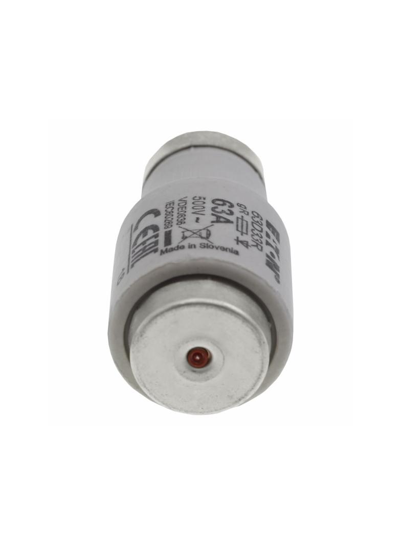 FUSE-D2 63A F GR 500VAC E33 Wkładka DIII 63A F GR 500VAC E33 63D33R EATON