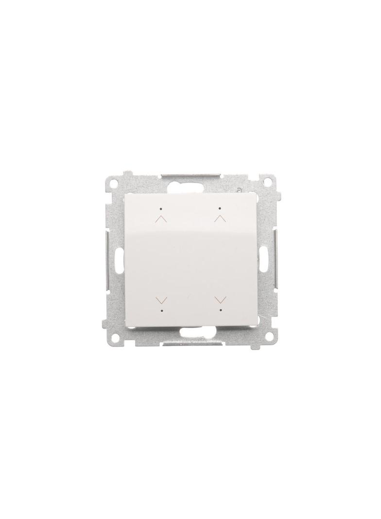 Simon 54 Łącznik/Przycisk roletowy podwójny elektroniczny 230 V biały DEZ2.01/11 KONTAKT