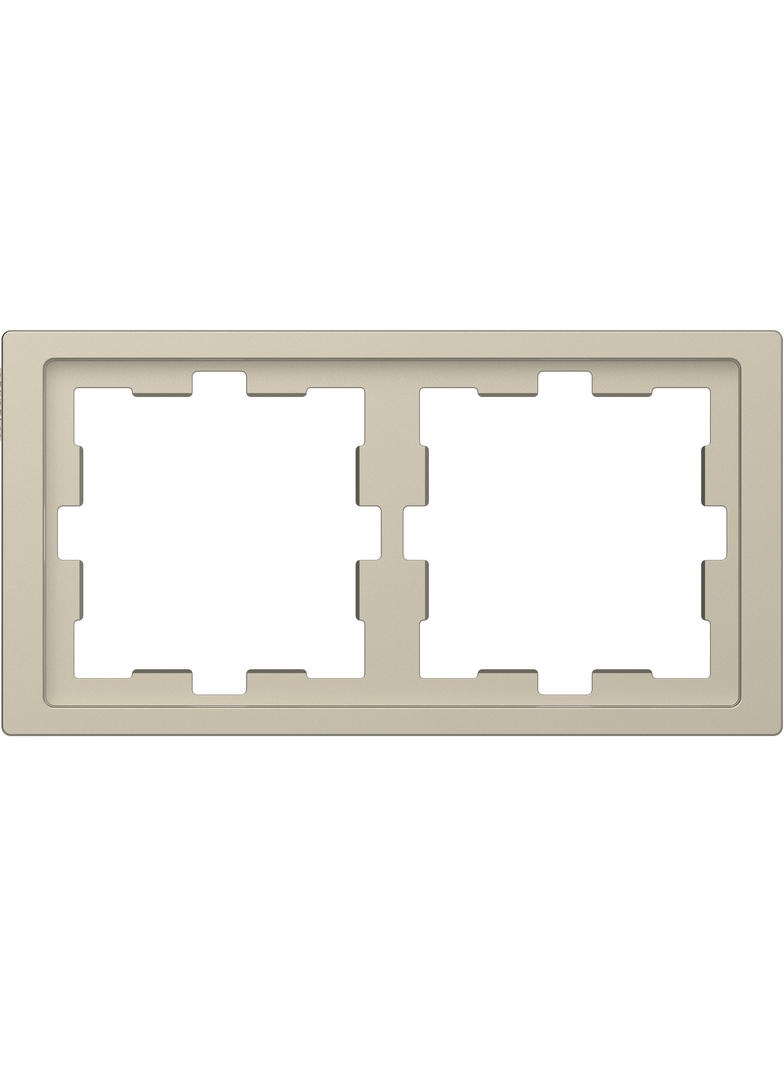 Merten D-Life, ramka 2-krotna, piasek sahary