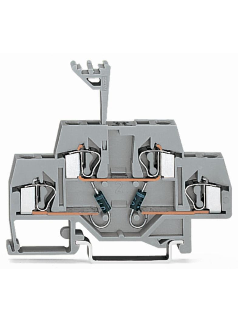 dwupiętrowa złączka diodowa 4 mm2