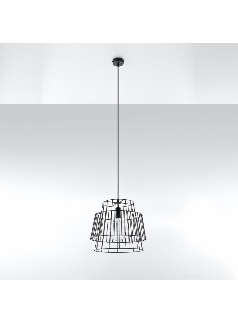 Sollux Lampa wisząca GATE czarny SL.0663