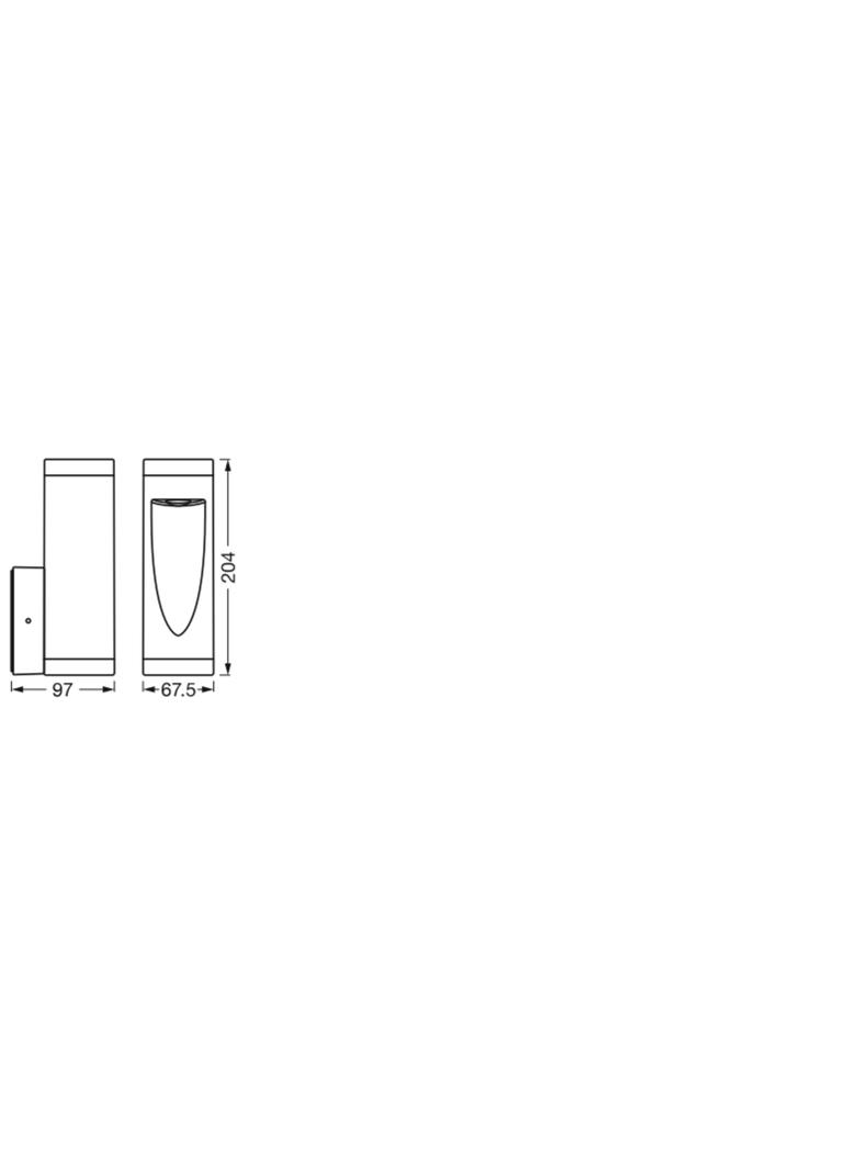 Oprawa SMART OUTD WIFI TRUNK SQ WALL RGBW