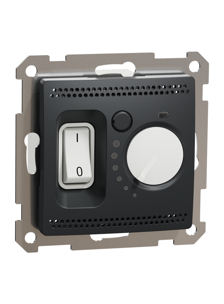 Sedna Design & Elements, regulator temperatury do ogrzewania podłogowego, czarny antracyt