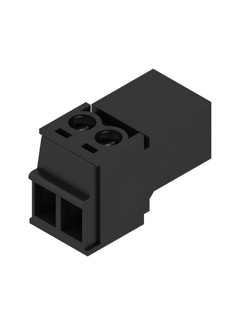 SCZ 3.81/02/180G SN BK BX Wtyk PCB (złącze wiązki), 3.81 mm, Liczba biegunów: 2, Przyłącze z jarzmem /50szt./ 1970010000 WEIDMÜLLER