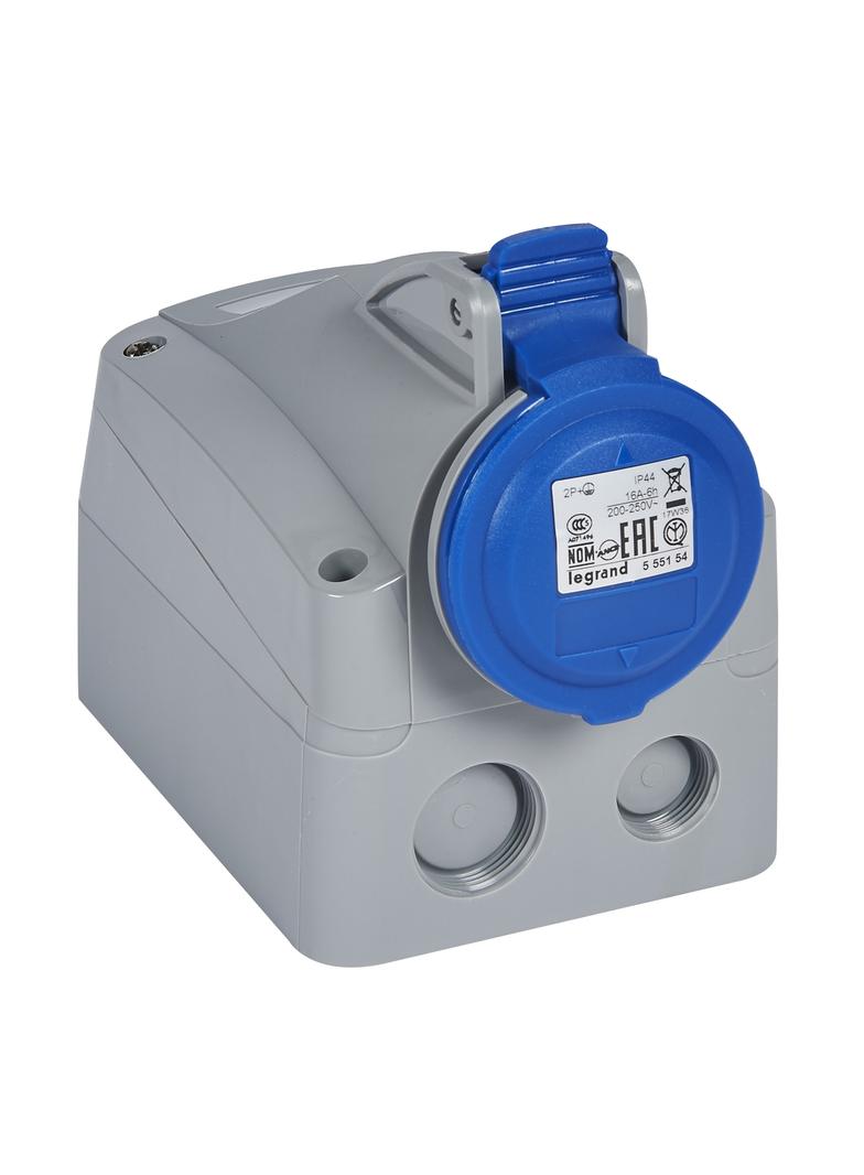 P17 TEMPRA PRO GNIAZDO STAŁE 16A 2P+Z 230V IP44, Legrand