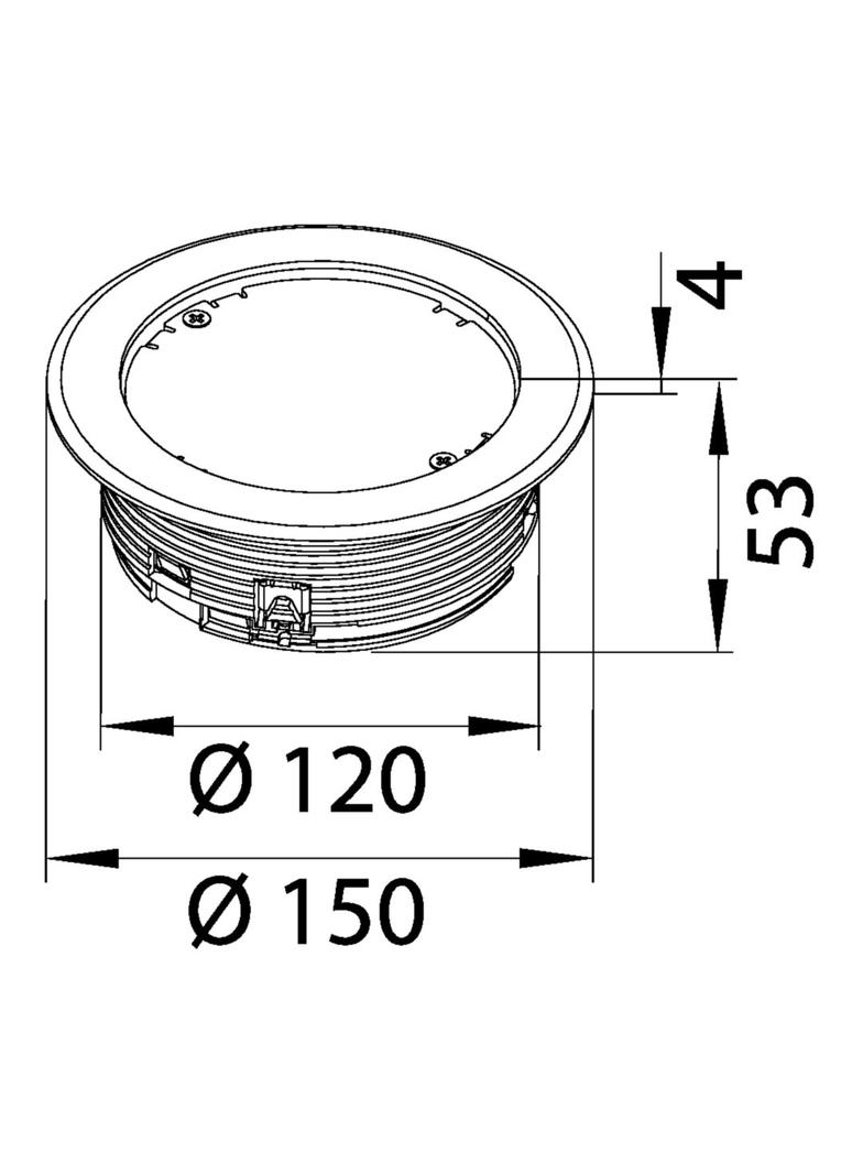 tehalit.VE-EE Przepust kablowy pełny >32mm PA stalowy