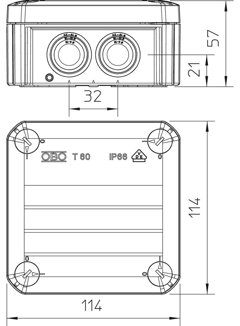 T 60F, PUSZKA ODGAŁĘŹNA T-SERIA OGN.