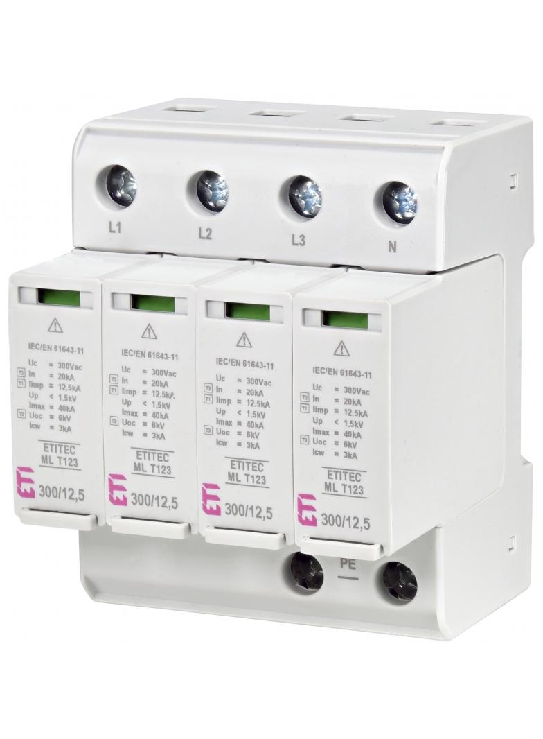 ETITEC ML T123 300/12,5 4+0 Ogranicznik przepięć T1, T2, T3 (B, C, D)