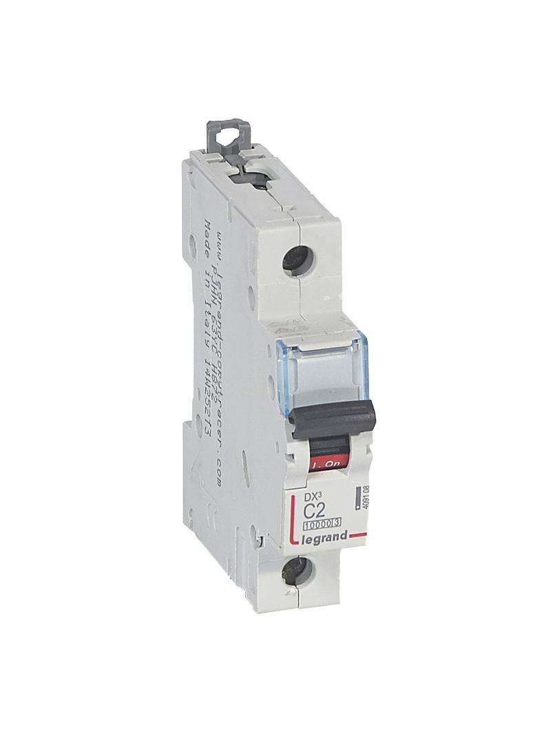 WYŁĄCZNIK NADPRĄDOWY S 311 1P C 2A 10000A SERII DX3, Legrand