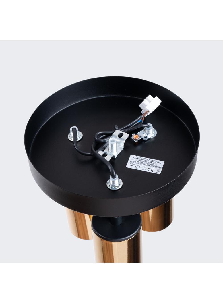 Plafon WINX 3P czarny/złoty