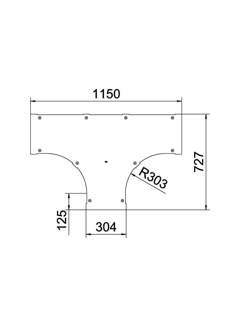 LTD 300 R3 FT Pokrywa trójnika