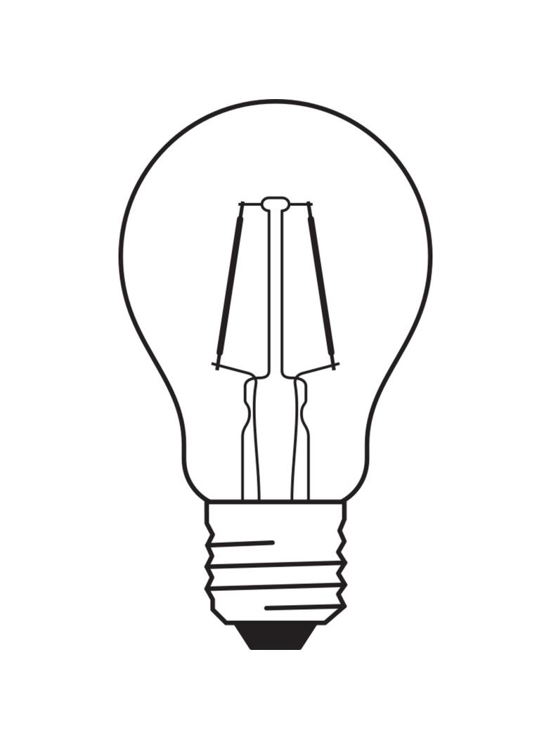 Lampa LED STAR CL A Green 15 non-dim 4W E27