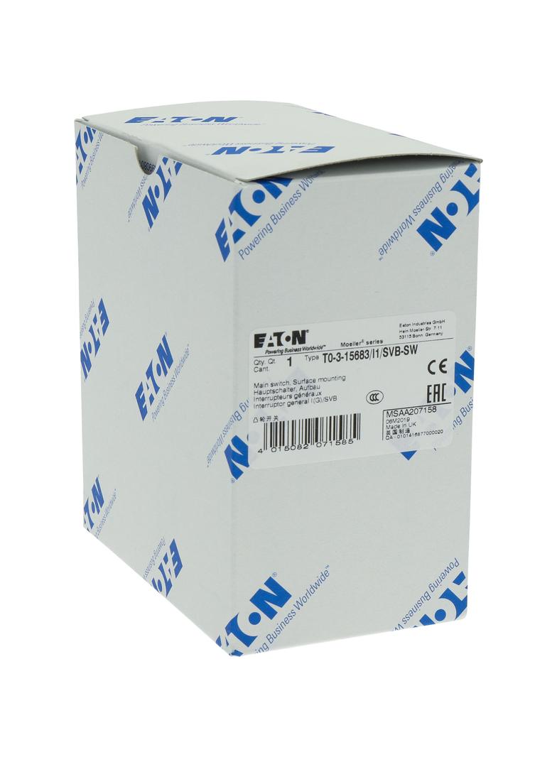 T0-3-15683/I1/SVB-SW Łącznik krzywkowy 20A 6.5kW 207158 EATON