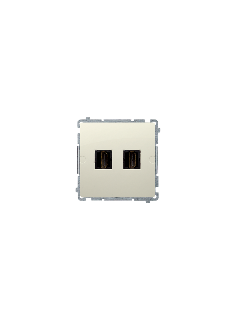 Simon Basic Gniazdo HDMI podwójne beż BMGHDMI2.01/12 KONTAKT