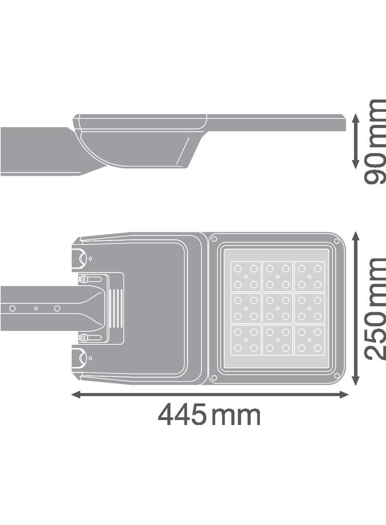 Oprawa uliczna STREETLIGHT FLEX SMALL 25W 730 RV25ST ALW