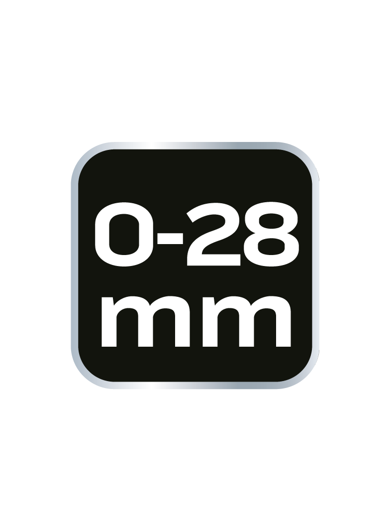 Klucz nastawny 200 mm, zakres 0-28 mm