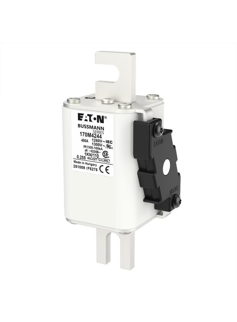 FUSE 450A 1250V 1KN/110 AR CU Wkładka szybka 450A AC 1250V rozmiar 1 53x69x138 mm aR DIN I 170M4244