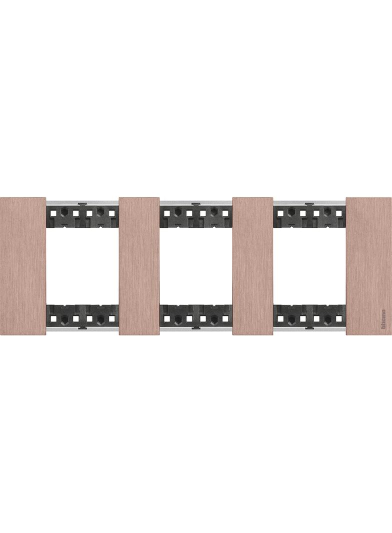 Living Now - Ramka 3x2 Moduły - Copper Bticino KA4802M3ZM LEGRAND