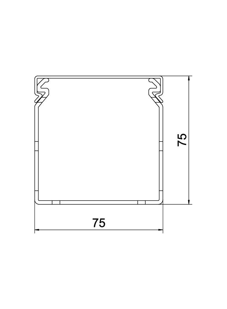 LKVH N 75075, Kanał grzebieniowy bezhalogenowy