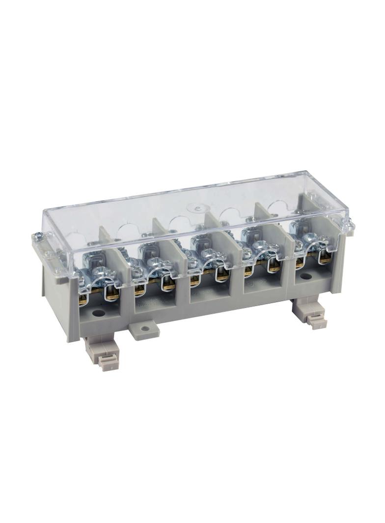 LZ5*35/16wyk.21P , Odgałęźnik instalacyjny 5-segmentowy (zacisk: 5x35mm2 - 5x4x16mm2) na TS 35 z po SIMET