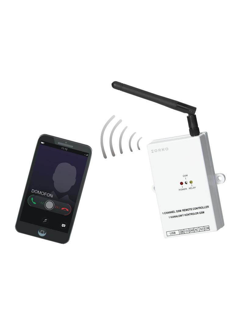 Kontroler GSM do sterowania bramą z wejsciem USB 4G OR-GB-458 ORNO