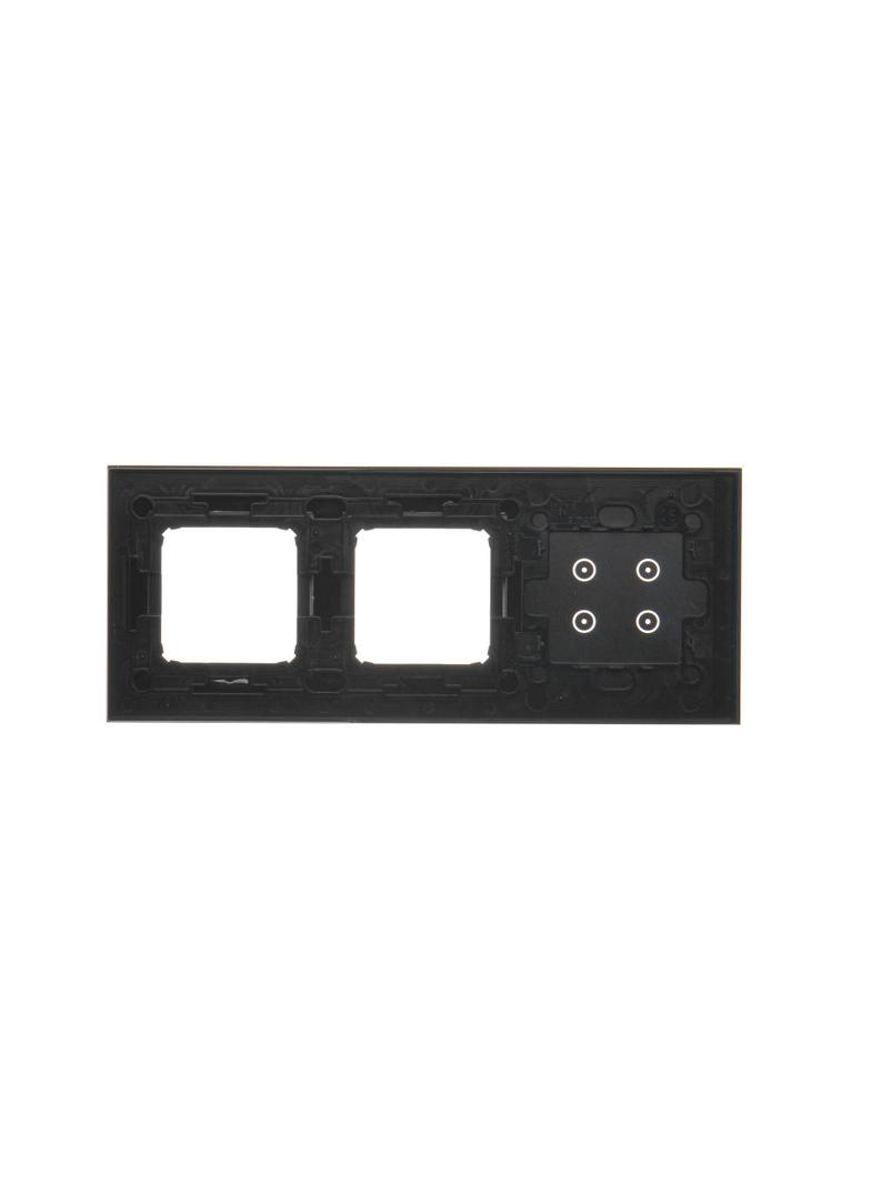 Simon 54 Touch Panel dotykowy S54 Touch 3 moduły 4 pola dotykowe + 2 otwory na osprzęty S54 księżycowa lawa DSTR3400/74 KONTAKT
