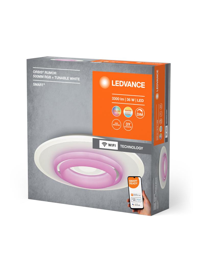 Oprawa SMART+ WIFI ORBIS RUMOR 500 RD RGB TW WT