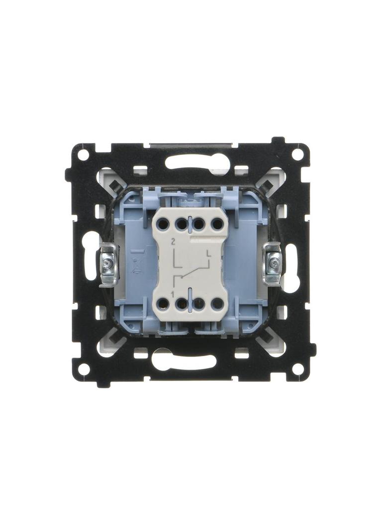 Simon 55 Łącznik schodowy bez piktogramu szybkozłączka Aluminium mat TW6.01/X/143 KONTAKT