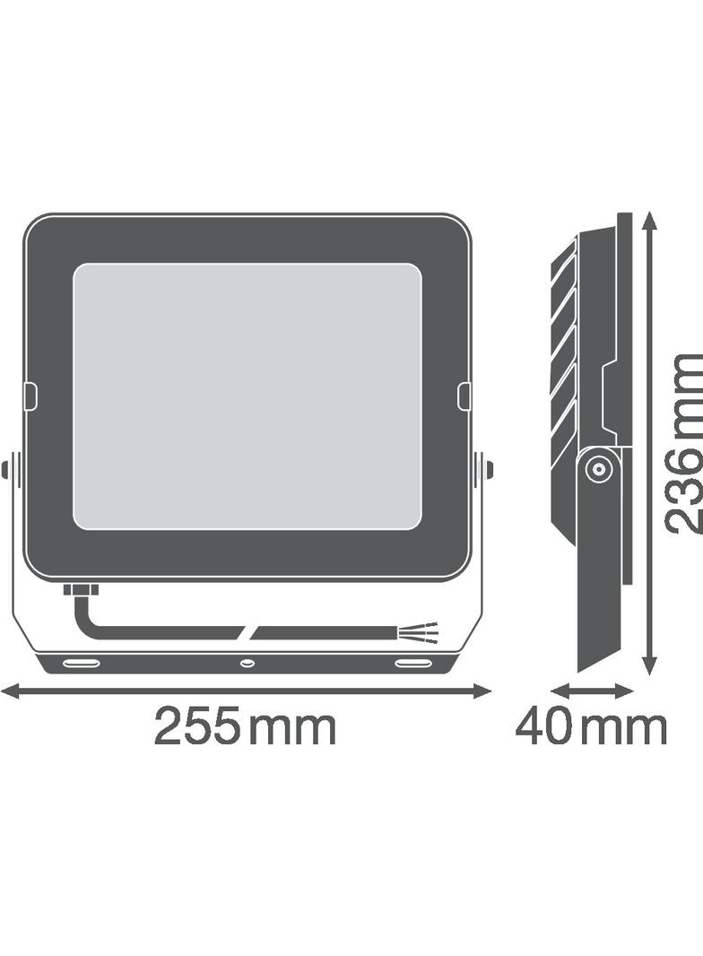 Naświetlacz FLOOD COMPACT V 90W 830 SYM 100 black