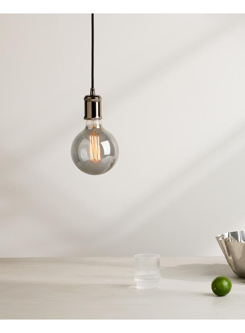 Lampa LED Vintage 1906 SMOKE 125 dim 11W/818 szkło przezroczyste E27