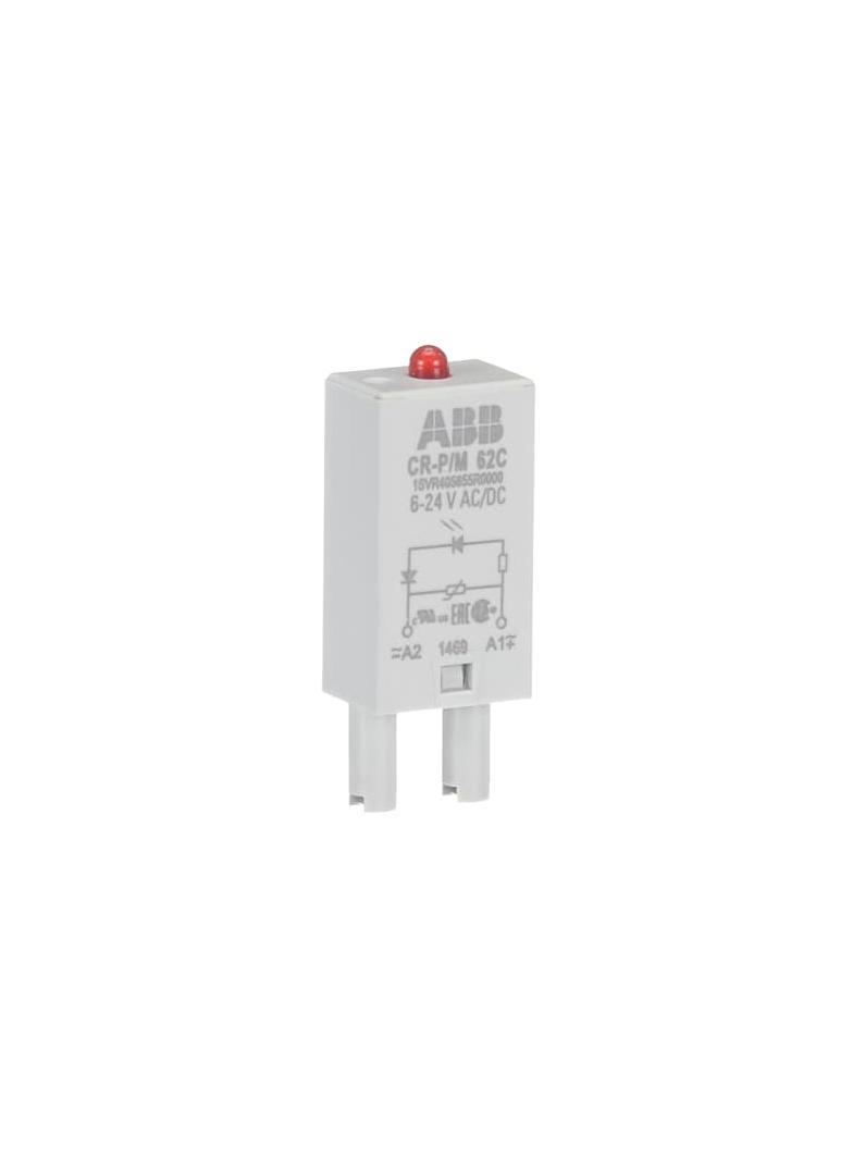 Moduł CR-P/M 62C warystor i LED czerwony, 6-24V AC/DC 1SVR405655R0000 ABB