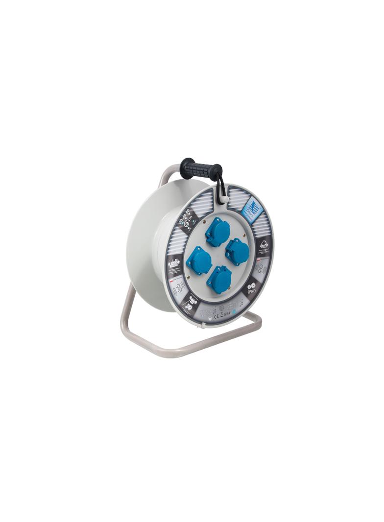 Rozgałęźnik na bębnie fi340, 4xGZ16A (250V), IP44 biały 1101-R B.1101-R PAWBOL