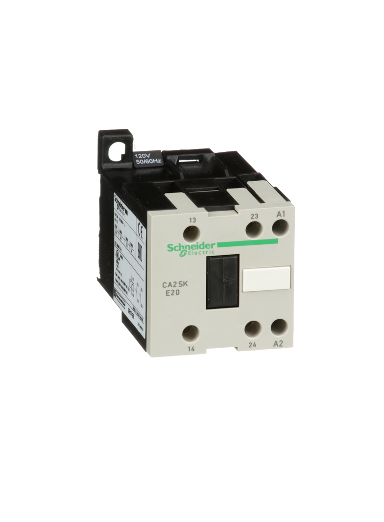 Miniaturowy stycznik pomocniczy, TeSys SK, 2NO, cewka 120VAC, zaciski skrzynkowe