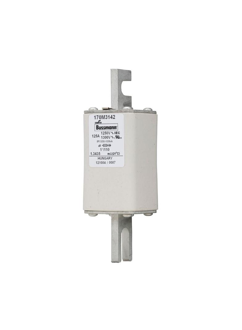 125A 1250V 1*/110 aR INDICATOR FUSE Wkładka szybka 125A AC 1250V rozmiar 1 45x45x138 170M3142 EATON