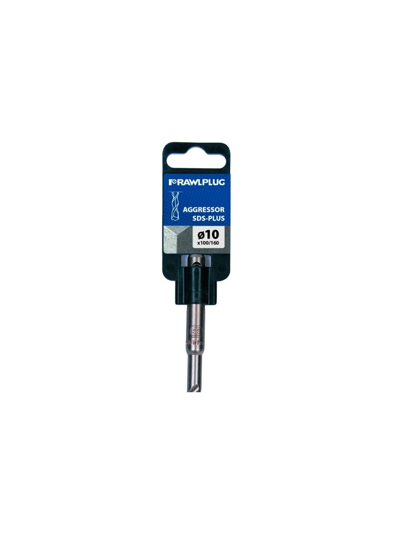 Wiertło do betonu Aggressor SDS Plus 10x160mm 1szt. RT-SDSA-10/160 RAWLPLUG