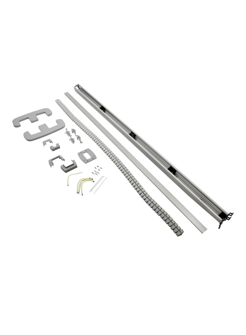 Kolumna ruchoma 1-komorowa dwustronna 2m, aluminiowa, Legrand