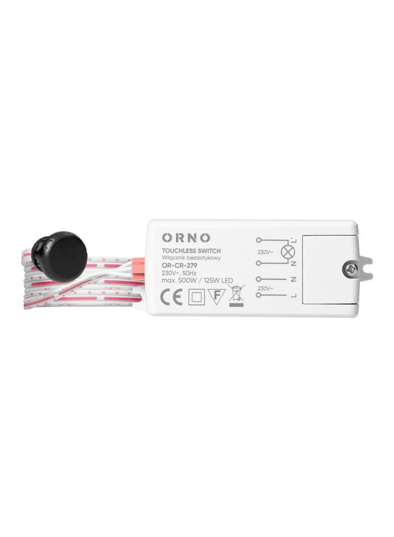 Włącznik bezdotykowy dwubiegunowy IP20 500W OR-CR-279 ORNO