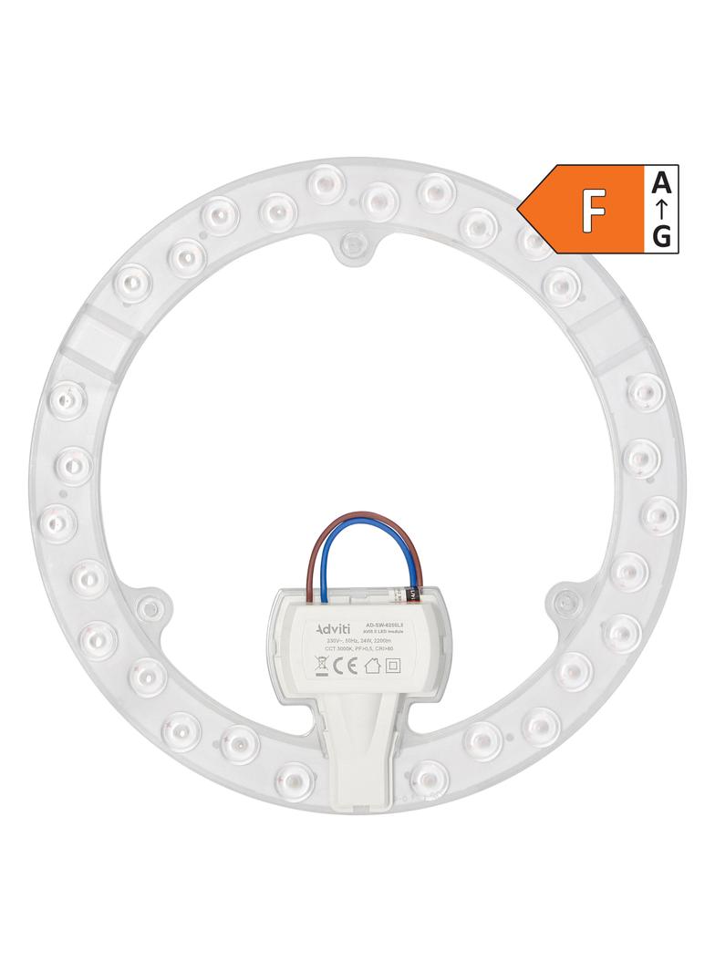 AVIS II LED 24W panel świetlny 2200lm 3000K 3 neodymowe magnesy O 215 AD-SW-6250L3 ORNO
