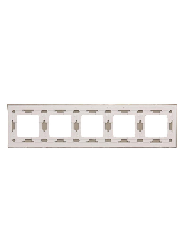 Simon 54 Nature Ramka 5-krotna Nature-Beton AL BETONE IP20/IP44* (*IP44-należy zastosować zestaw uszczelek DUN5) DRN5/91 KONTAKT