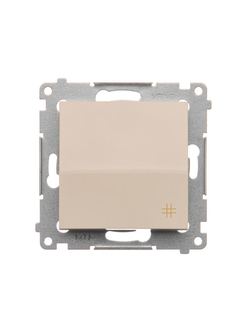 Simon 54 Łącznik krzyżowy 10A 250V szybkozłączka kremowy DW7.01/41 KONTAKT