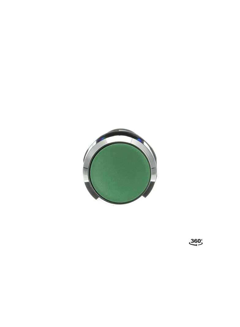 Przycisk monostabilny wklęsły 1NO1NC zielony CP1-30G-11