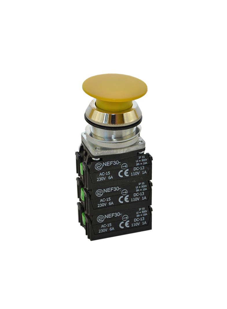 Przycisk NEF30-D2X4Y żółty W0-NEF30-D 2X4Y G PROMET